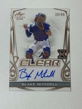 2023 Leaf Trinity Baseball Clear Auto Bronze Blake Mitchell XRC 22/99