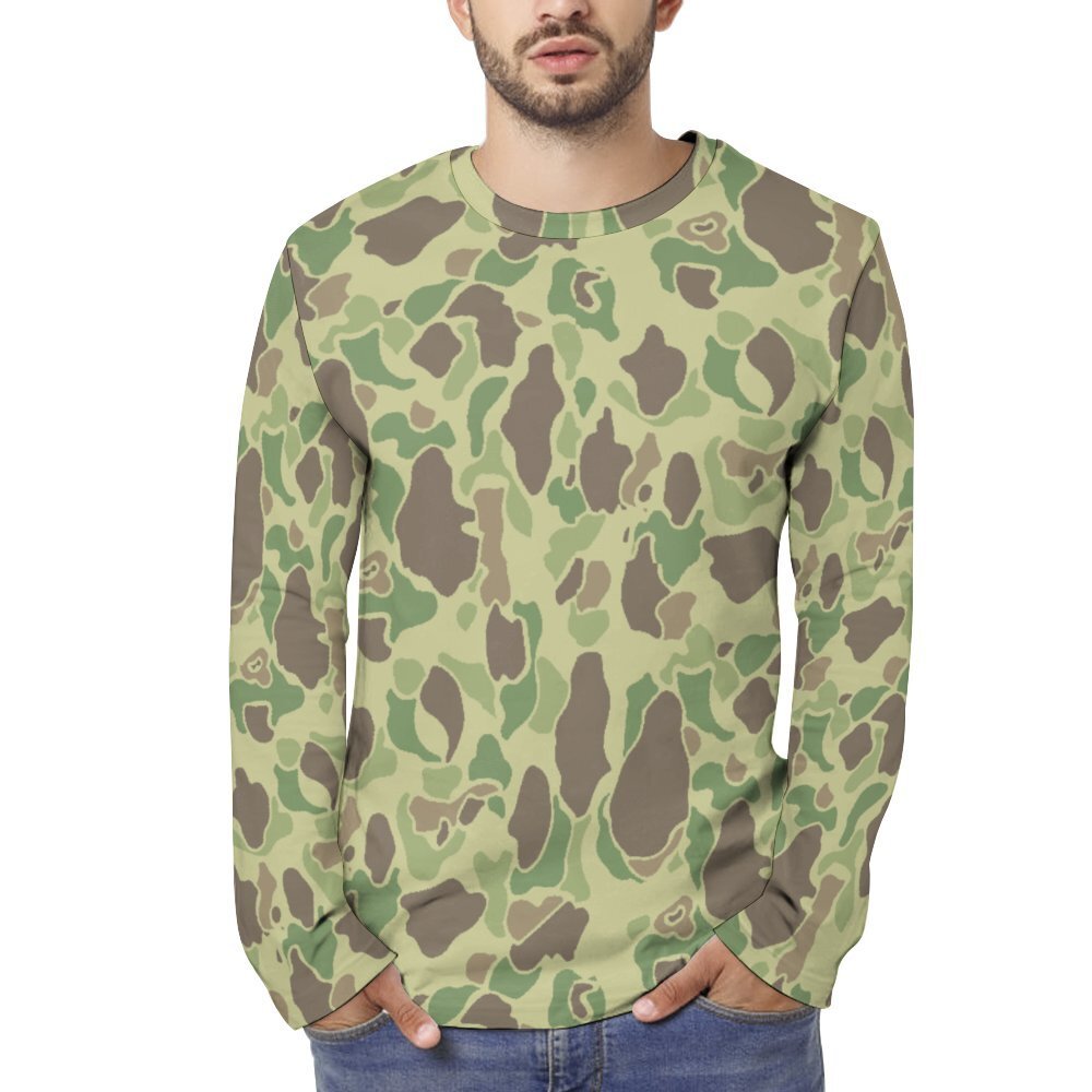 USMC WWII Frogskin Summer Camouflage long sleeve T-Shirt S to 5XL