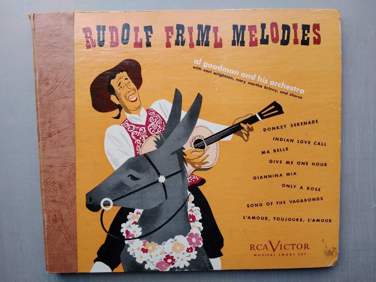 Al Goodman 78rpm Set 10-inch RCA Victor Records Set #P-165 Rudolf