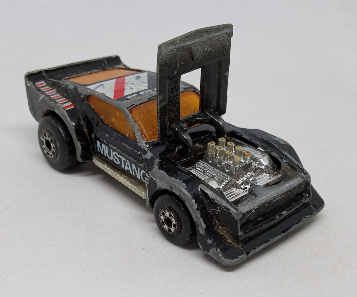 Matchbox Black Ford Mustang Mach 1 IMSA Loose Diecast 1:56 1983