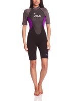 Twf Women''s Siren 3/2 Shortie Wetsuit - Purple, Size 16 Twf Women''s Siren 3/2 Shortie Wetsuit - Purple, Size 16