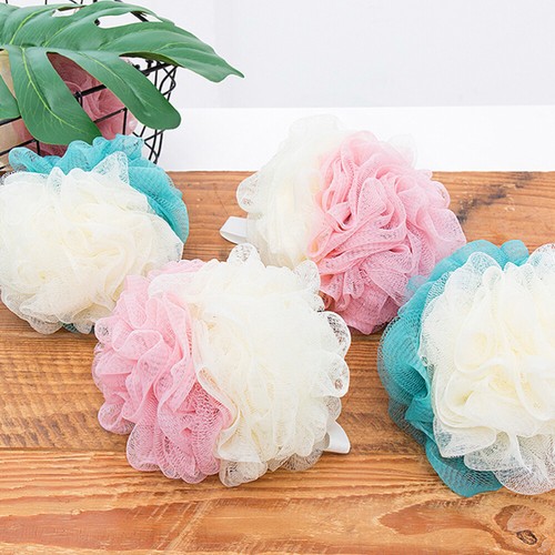 3 Stück Pouf Körperschrubber Körperluffa Rückenschrubber Luffa Luffa Badeschwamm - Bild 10 von 12