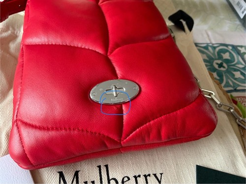 MULBERRY 🌸 Softie Pillow Phone RED Nappa Bag RRP £595 Padded LEATHER Crossbody - Picture 20 of 21