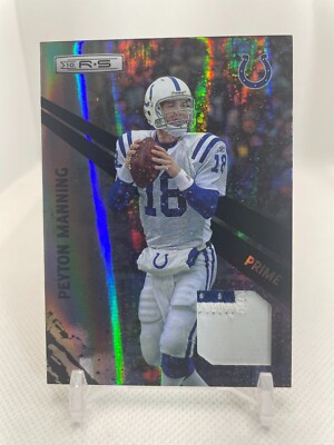 Peyton Manning 2010 Rookies & Stars Elements Prime Patch #9/10 ~~Colts~~RARE!!