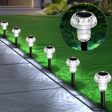 4Pack Solar Power Landscape Lights LED Outdoor Garden Yard Pathway Lawn Art Lamp