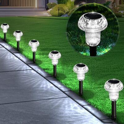 #ad 4Pack Solar Power Landscape Lights LED Outdoor Garden Yard Pathway Lawn Art Lamp $16.23