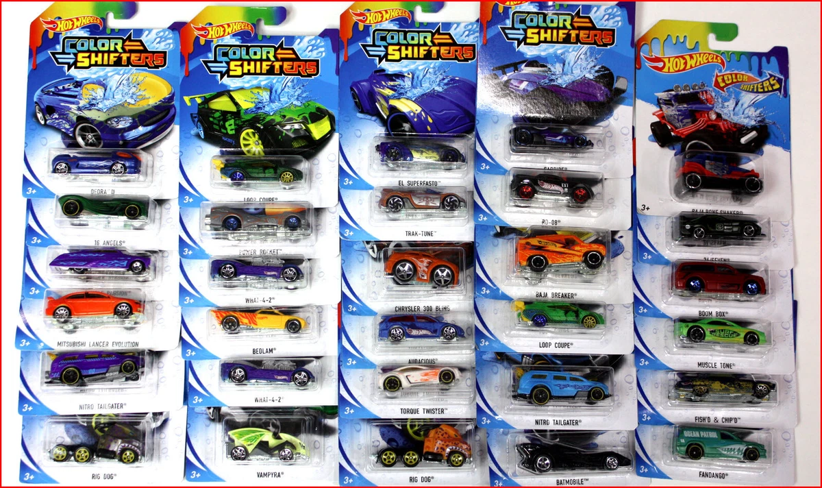 LOT 3 CARS - Hot Wheels COLOR SHIFTERS - Color Changing Diecast Car 1:64  🌟NEW🌟 | eBay