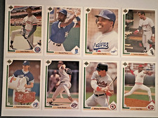 1991 Upper Deck Baseball - Lot of 8  (#201, 219, 239, 248, 257, 275, 296, 298)