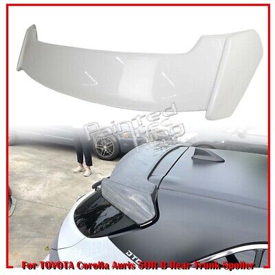Painted #8W9 Fit FOR TOYOTA Corolla Auris Hatchback OE Rear Trunk Spoiler 2019+