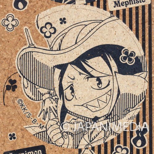 Blue Exorcist Rin & Mephisto & Amaimon Cork Coaster Set JAPAN ANIME AO NO - Picture 3 of 7
