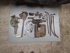 Lot Of 1956 Desoto Parts - Window Regulators, Trim, Buttons, Arm Rest, Handle