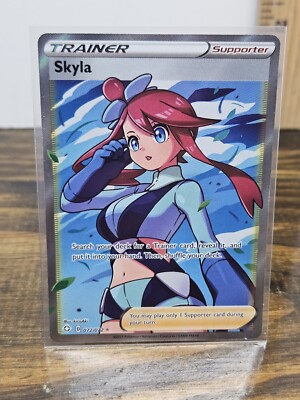 skyla pokemon card price shining fates 2021 Sword & Shield #072 PSA 8 Encased in a durable acrylic holder to highlight the vibrant artwork of this fan Skyla Full Art Trainer -