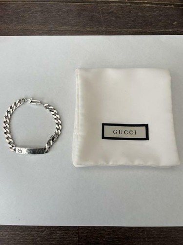 Gucci Ghost Chain Bracelet Silver 