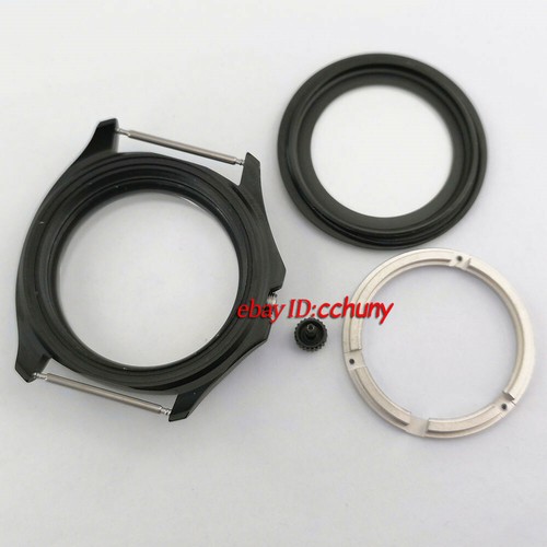 40mm Black PVD Sapphire Crystal watch Case fit ETA 2836 Miyota 8215 821A P915 - Picture 6 of 6