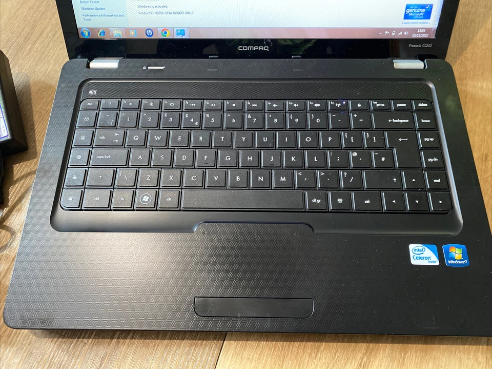 HP COMPAQ CQ62 15.6" INTEL Celeron 2GB RAM 2.20GHz 250GB HDD WINDOWS 7 LAPTOP - Image 3 of 4