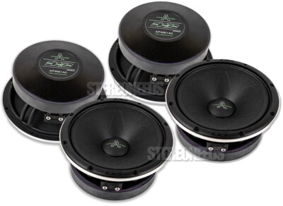 4x Deaf Bonce AP-M61AC 6.5'' Mid Range Car Stereo Speakers 720W 4 Ohm NEW 2 Pair