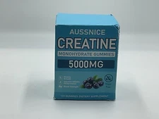 Aussnice Creatine Monohydrate Gummies 5000MG 120 Gummies Exp 06/26