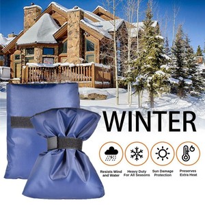 2 Pcs Outdoor Faucet Tap Cover Winter Outside Spigot Cover For