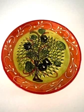 Beautiful Ceramica de Espana Made in Spain Lemon Garlic Zester Plate Olive Tree?