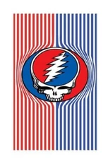 New Patriotic Steal Your Face Grateful Dead Beach Bath Pool Gift Towel Cabana