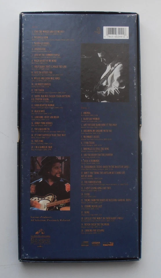 WAYLON JENNINGS ONLY DADDY THAT'LL WALK THE LINE, THE RCA YEARS, TWO DISCS - Image 2 of 3
