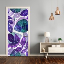 3D Home Art Door Wall Self Adhesive Removable Sticker Flowers Plants Leaves