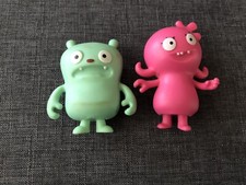 Ugly Doll Rare Vinyl 3" Blue And Pink Lot Of 2 2008 Collectible