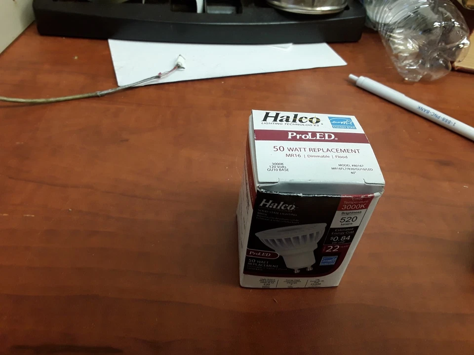 Halco ProLED 50 Watt Replacement MR16FL7/830/GU10/LED  3000K - Image 3 of 3