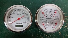 Metric Gauge 5 Quad Set With Programmable Speedo Street Rod Hot Rod Universal Metric Gauge 5 Quad Set With Programmable Speedo Street Rod Hot Rod Universal