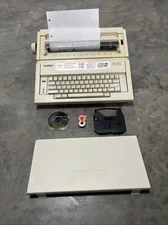 Brother AX-250 Electronic Typewriter Manual Keyboard ~ Tested