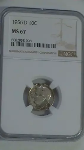 1956 D NGC MS 67 Roosevelt Dime SEE PICS Fast Shipping