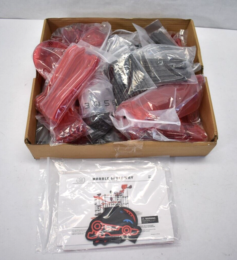 Fao Schwarz Marble Speedway Gravity Race Build Set Assembly Kit For Kids