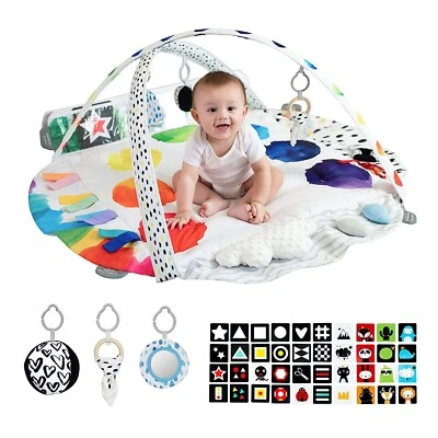 LADIDA Large 43" 4 Zone Sensory & Motor Skills Activity Gym Baby Playmat 2204