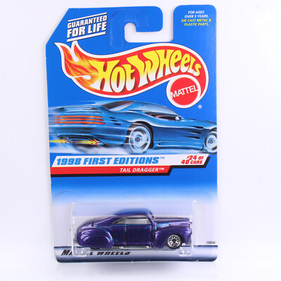 Hot Wheels 1998 - BLUE CARD COLLECTOR - TAIL DRAGGER - FIRST EDITIONS