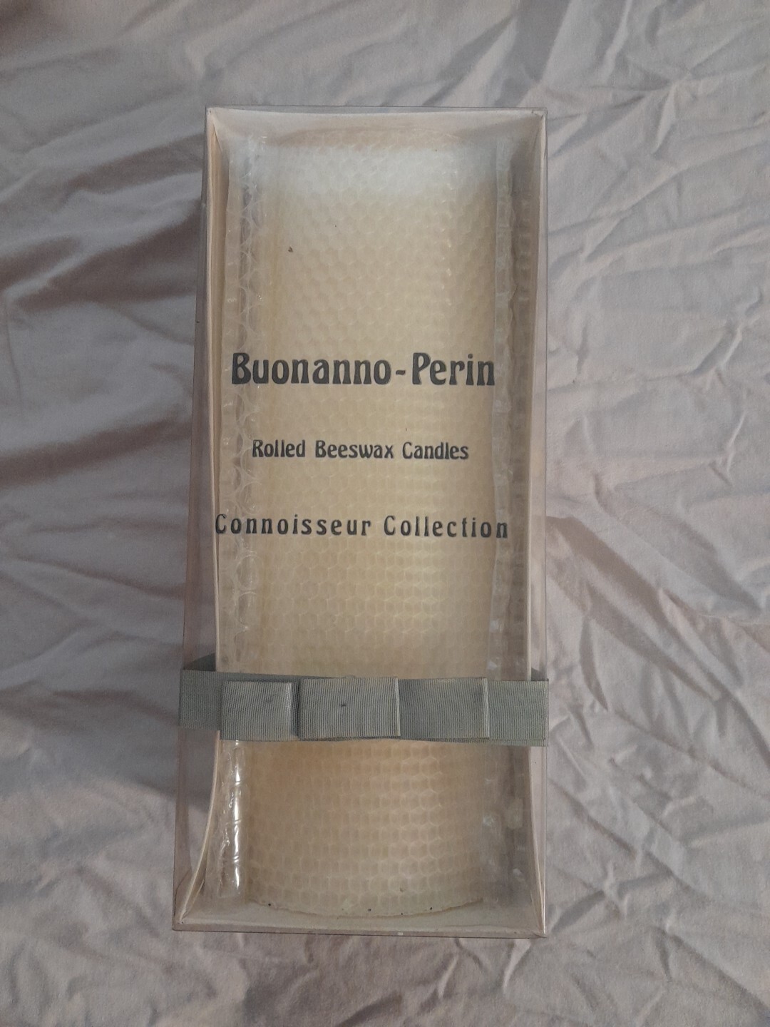 Vintage Buonanno-Perin rolled 9 Inch Connoisseur Pillar bees