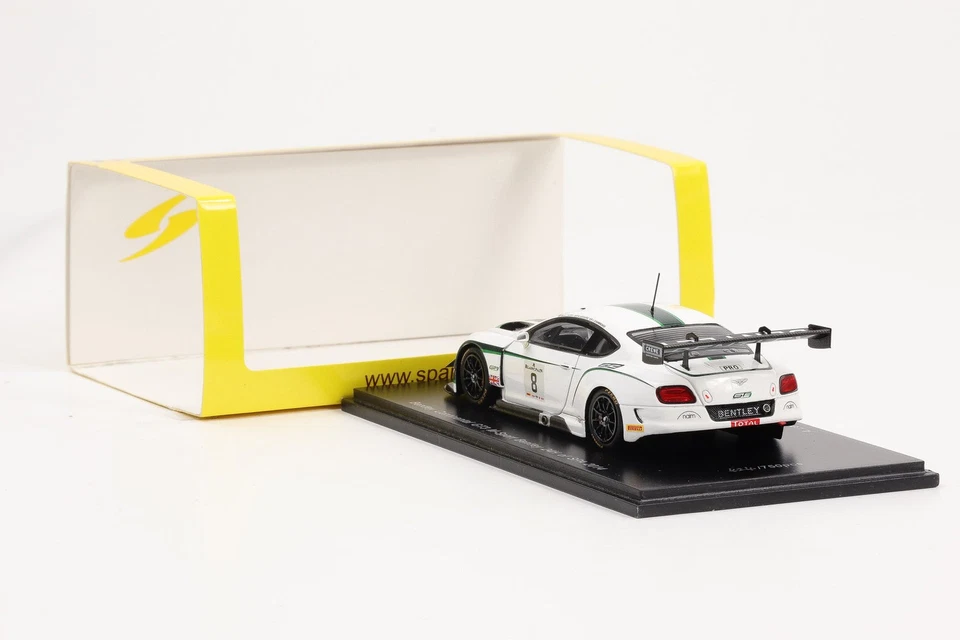 1:43 Spark Bentley Continental GT3 M-Sport Bentley 24h Di Spa 2014 SB079 - Immagine 2 di 4