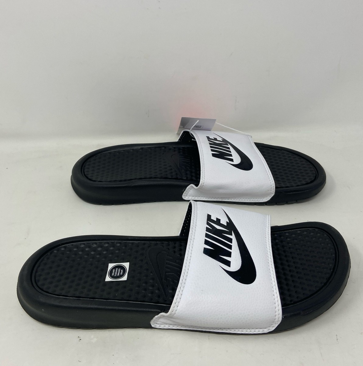 NIKE BENASSI JDI Men’s Slides White/ Black Casual Comfortable Summer NIKE BENASSI JDI MEN main image 3