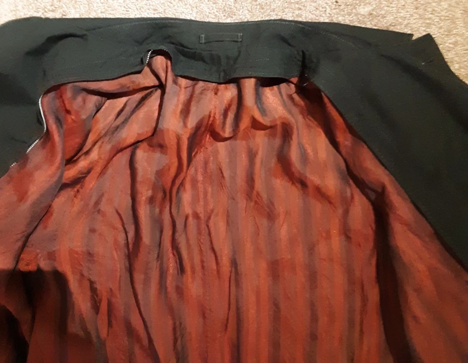 Gabardina negra vintage para hombre "Great Dane" Estados Unidos - Hecha en Boston/años 60��  Foto 4 de 4