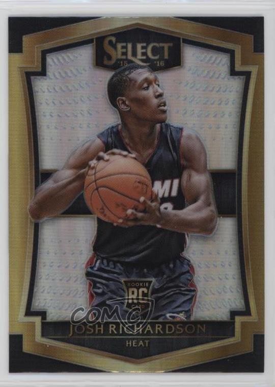 2015-16 Panini Select Premier Level Silver Prizm Josh Richardson #195 0q3