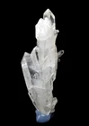 Beautiful rock crystal faden quartz crystal Piz Beverin Graubünden Switzerland Swiss