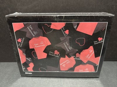 Thrivent 200 piece Puzzle LIVE GENEROUSLY Heart Tee Shirts Puzzle - NEW SEALED