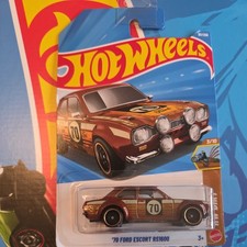 Hot Wheels Bronze 70 Ford Escort Rs1600 Mk1 Long Card sealed pack mint 