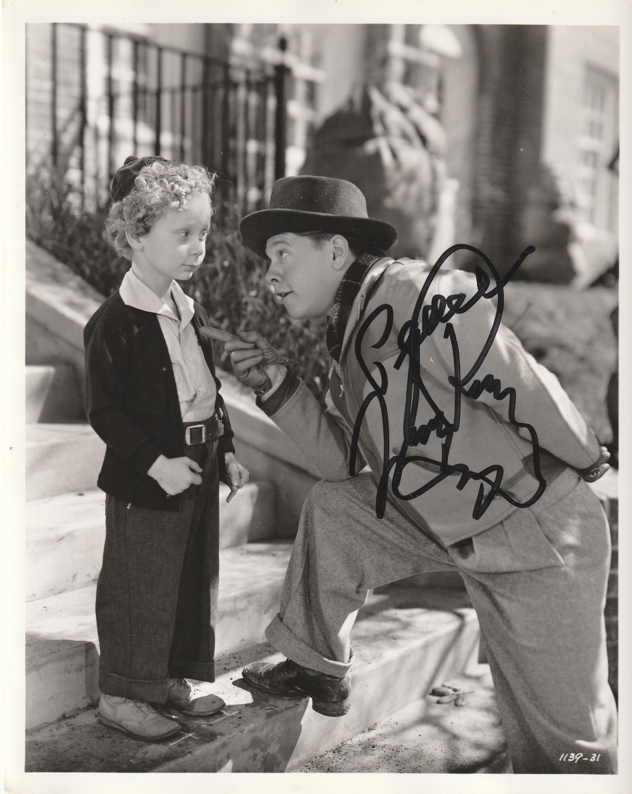Mickey Rooney (d.2014) Signed 8x10 MGM Andy Hardy Photograph Autographed Photo