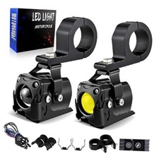Motorcycle Lights LED Auxiliary Spotlights Driving Fog Light, with Mount