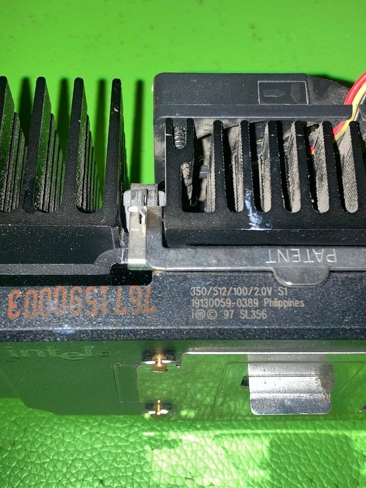 Cpu Pentium II 350 mhz Sl356 slot1 vintage computer Isa - Immagine 4 di 4