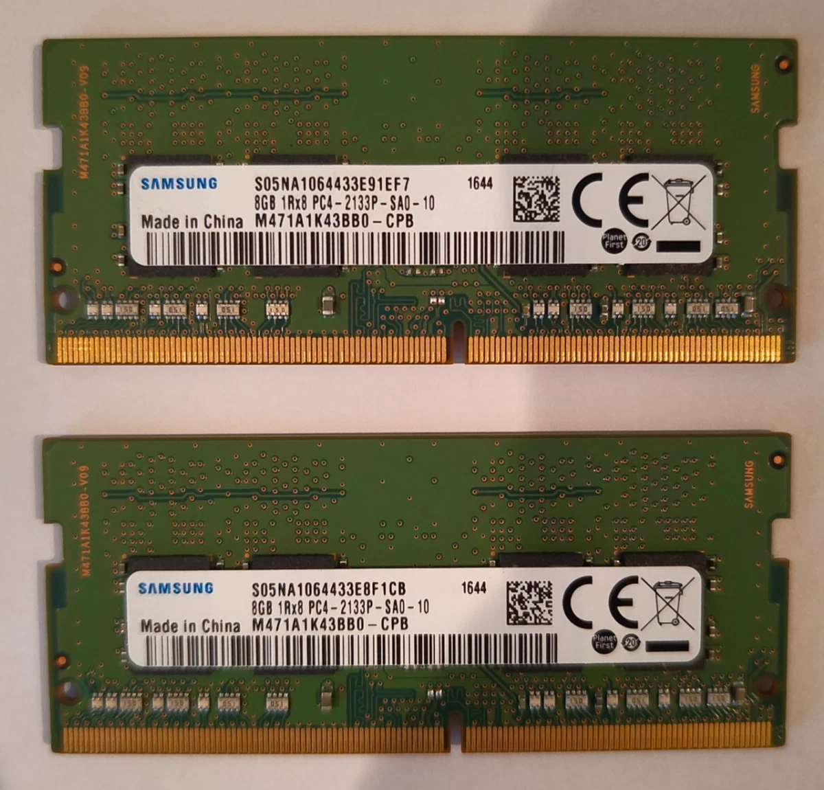 メモリー SAMSUNG DDR4-2133P 16GB (8GBx2) SAMSUNG 16GB 2X8GB DDR4 PC4-17000 1RX8 2133MHZ 1.2V Memory KIT