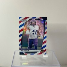 2024 Panini Prizm- Ivan Pace Jr., Red, White & Blue Prizm #189