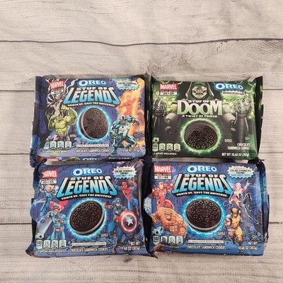 Oreo Marvel Special Edition Cookies Stuf of Legends Doom 4 Pack Limited Edition