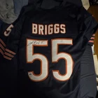 Lance Briggs Signed Chicago Bears Football Jersey Schwartz Sports Authentication