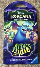 Disney Lorcana Attack Of The Vine Sleeved Pack